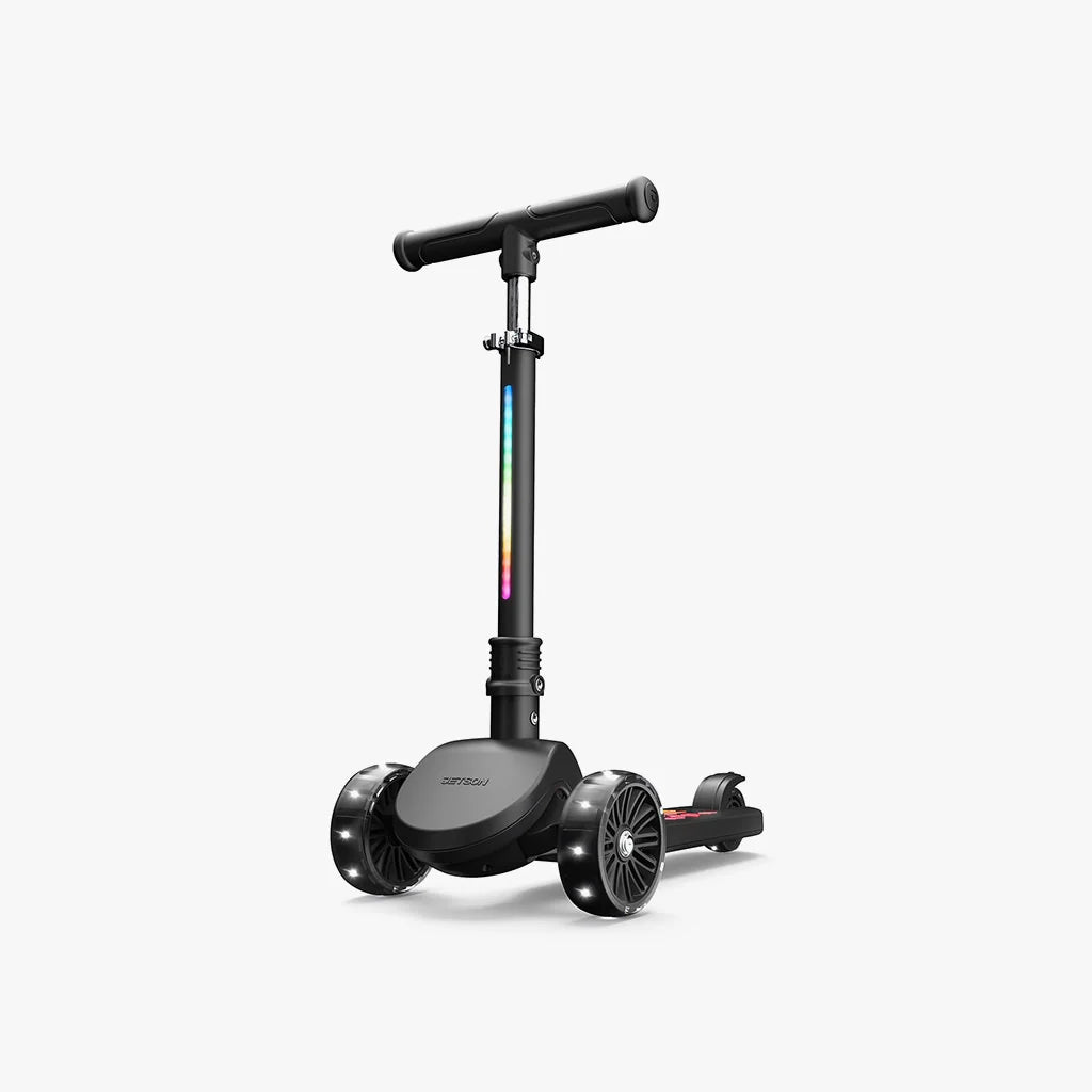 Amber 3-Wheel Light-Up Kick Scooter